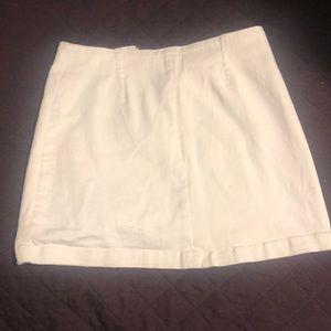 White skirt